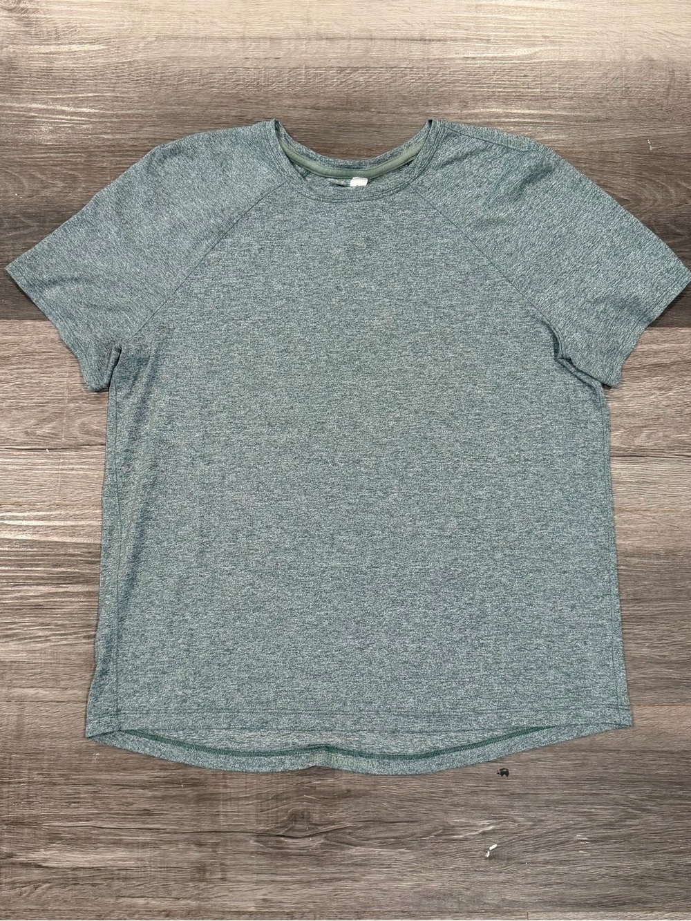 Lululemon License to Train Classic Fit T-Shirt Heathered Medium Forest Green 8
